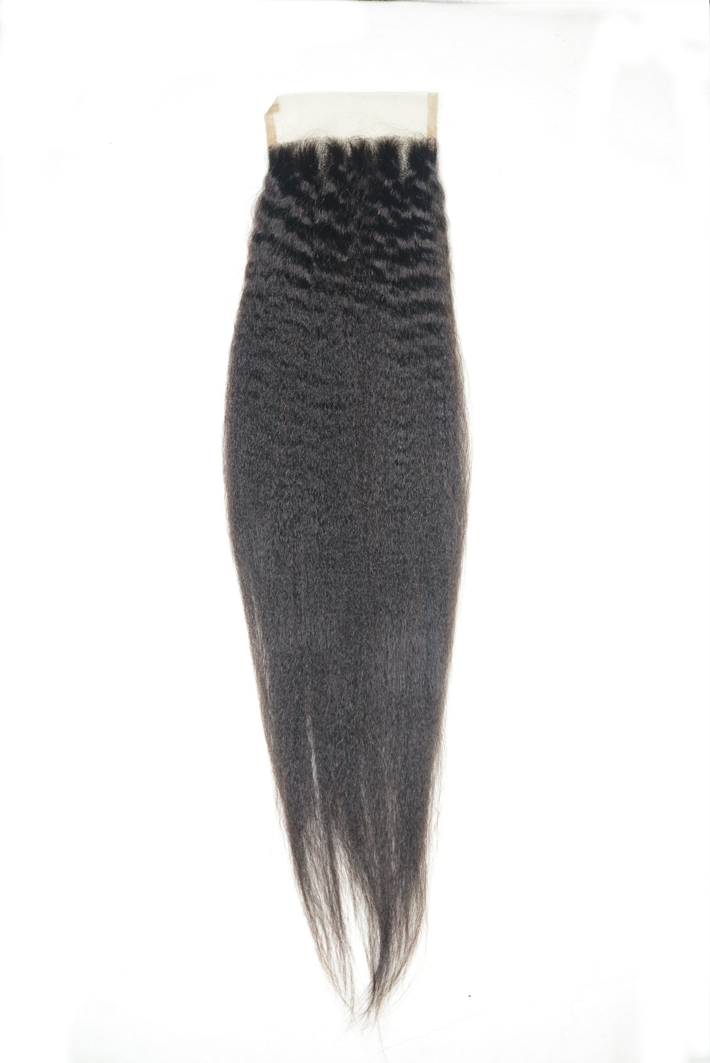Pre-plucked Lace Closure 4" x 4"- Kinky Straight