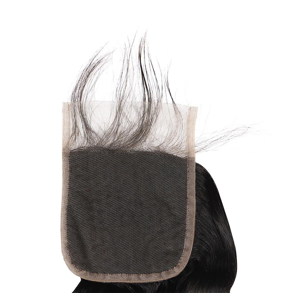 Pre-plucked Lace Closure 4'' x 4'' - Loose Wave - Fa fashion