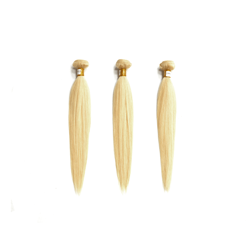 8a Grade brazilian Virgin Hair Straight 613 - 3 bundles