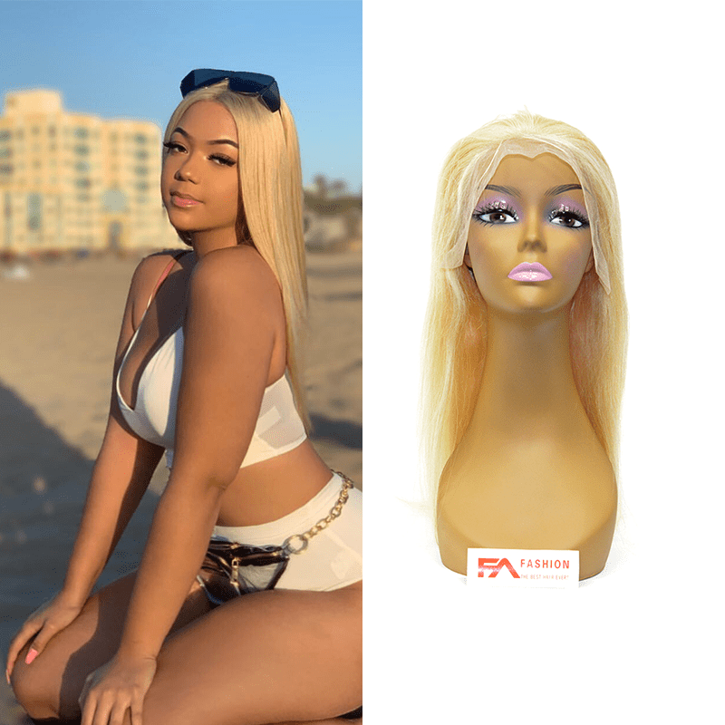 613 Lace Frontal Wig - Straight - Fa fashion