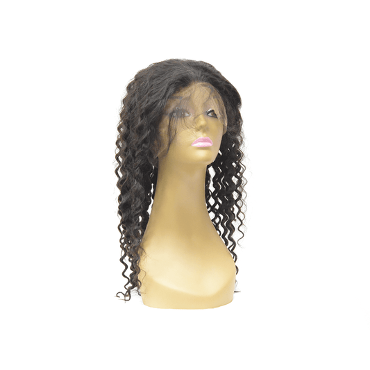 Wholesale Natural Color Lace Frontal Wig 13'' X 4'' - Deep Wave