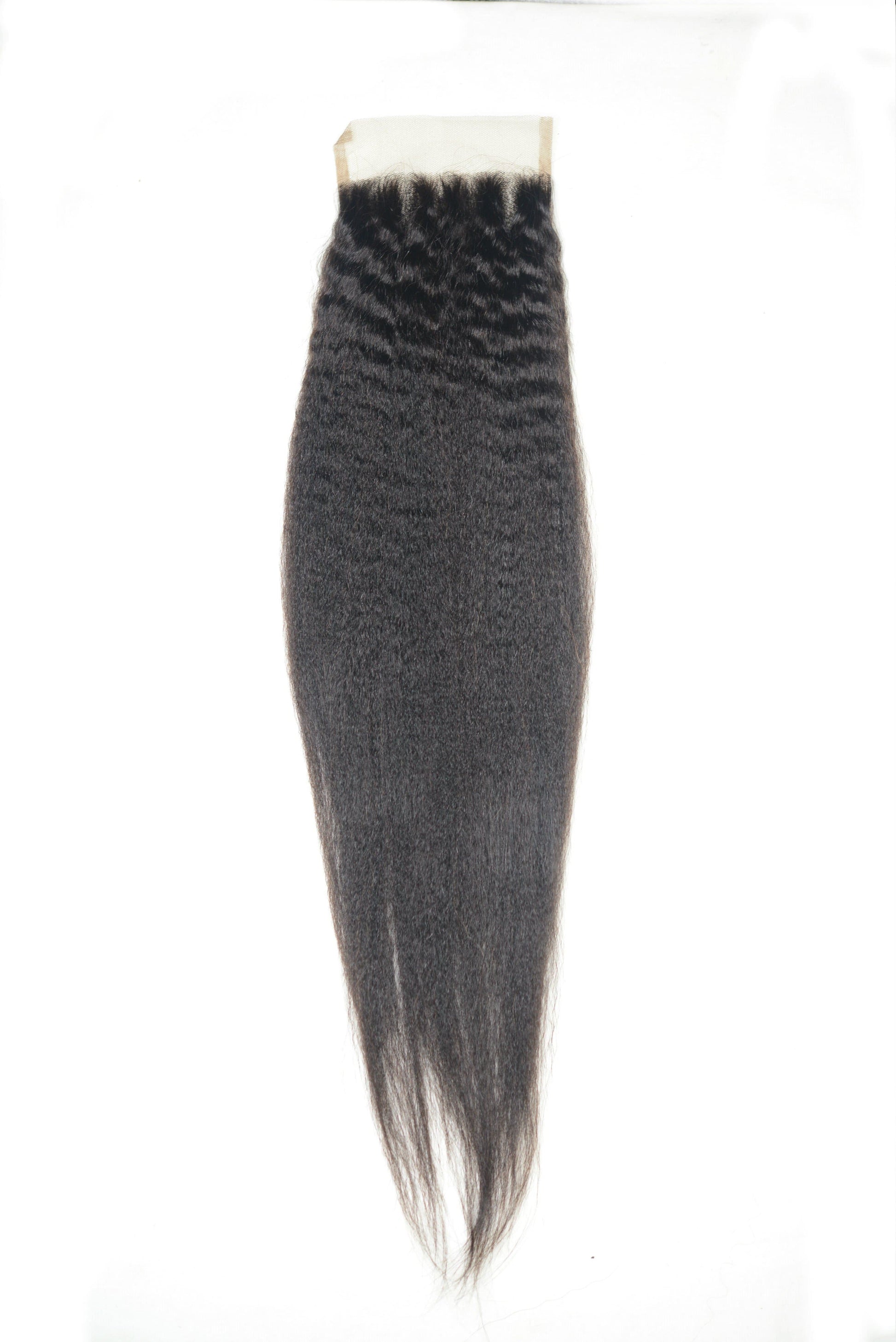 Pre-plucked Lace Closure 4" x 4"- Kinky Straight