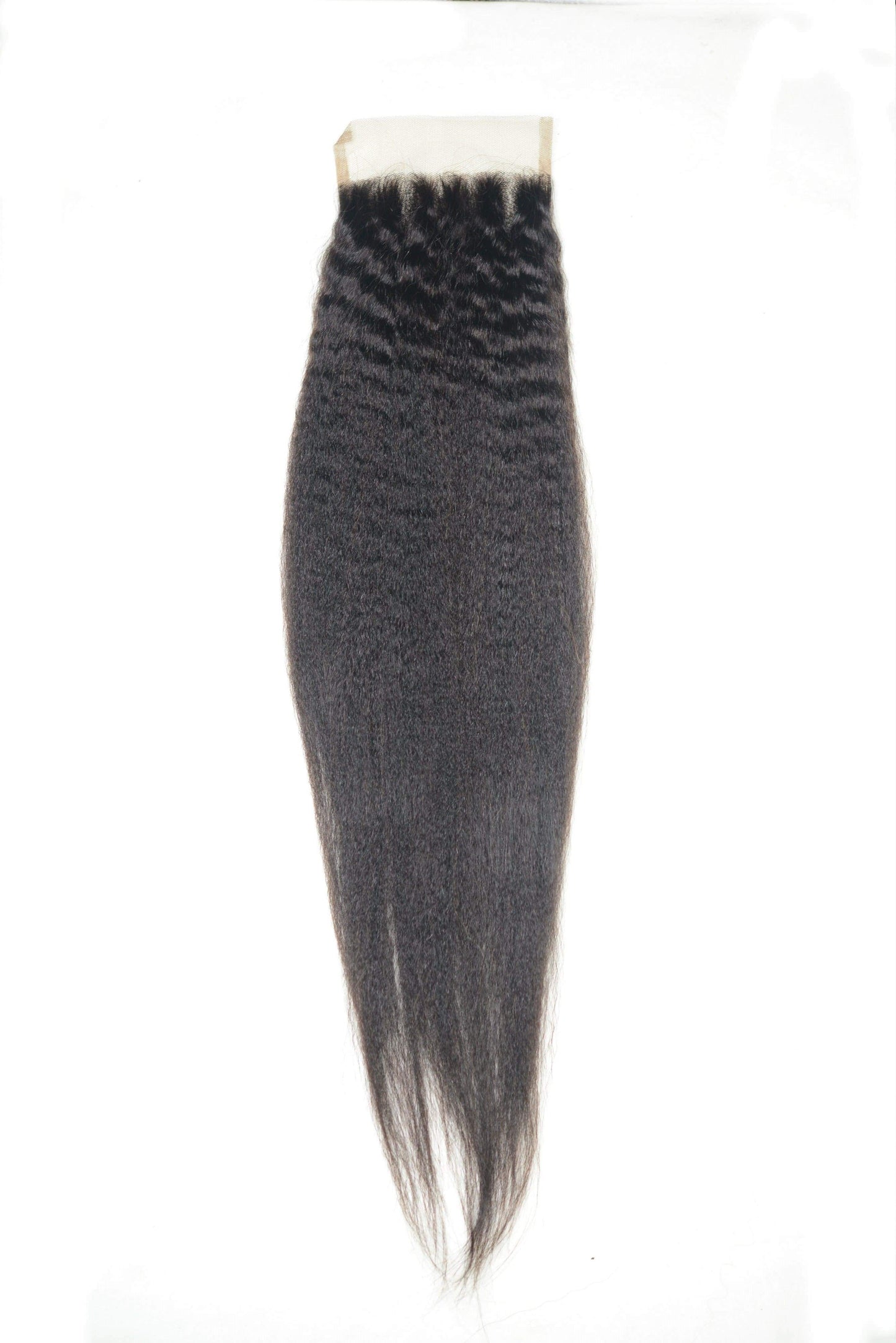 Pre-plucked Lace Closure 4" x 4"- Kinky Straight