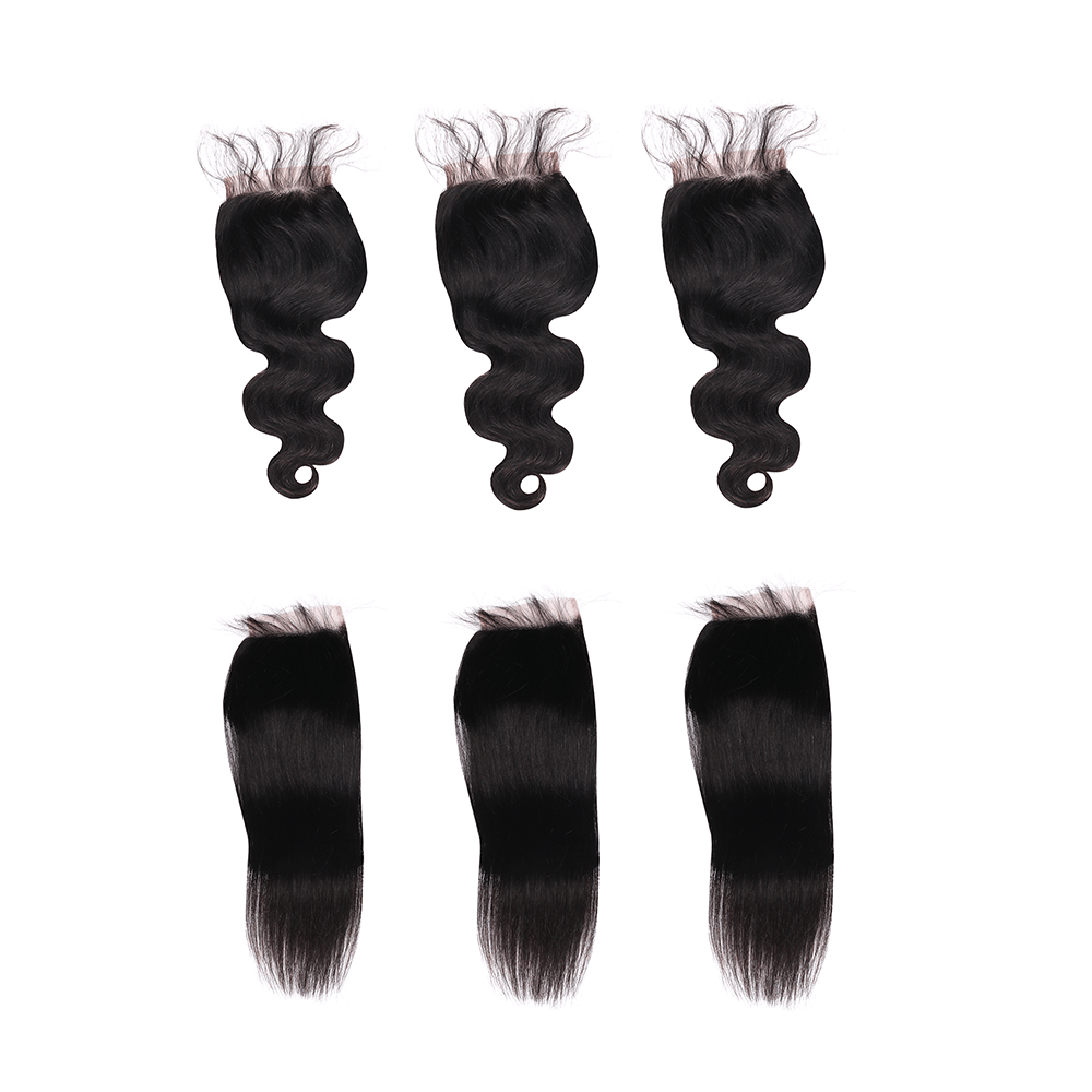 Wholesale Package 6 Piece Short Length Closure