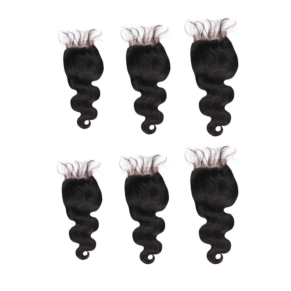 Wholesale Package 6 Piece Short Length Closure