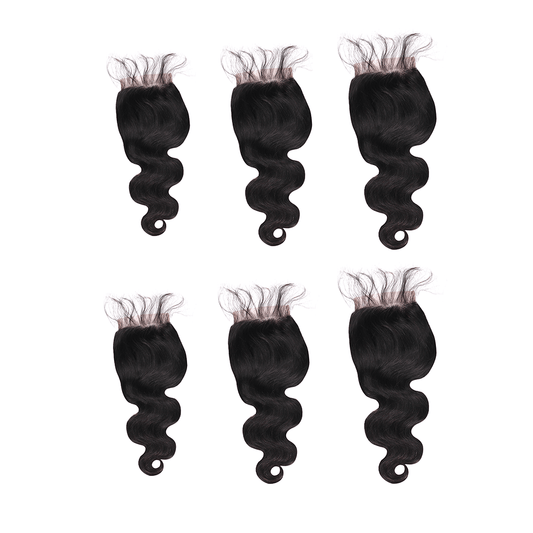 Wholesale Package 6 Piece Short Length Closure