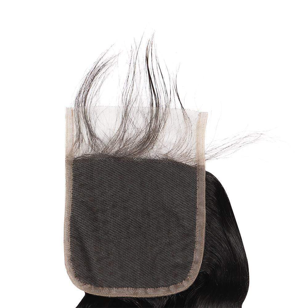 Pre-plucked Lace Closure 4'' x 4'' - Loose Wave - Fa fashion