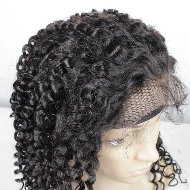 Full Lace Human Wig tight curly - Pre-plucked - Fa fashion